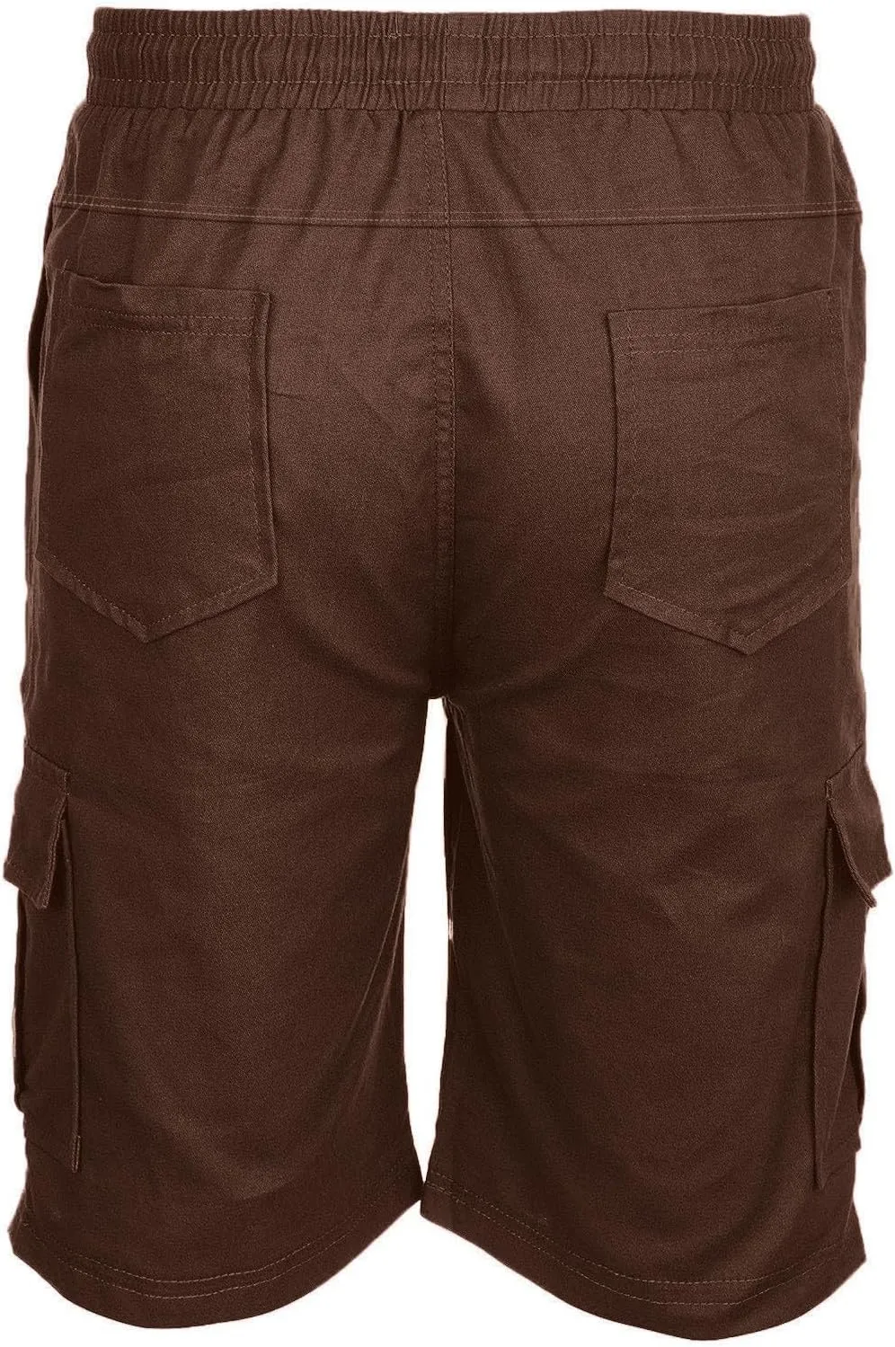 Men Cargo Shorts Below Knee Casual Elastic Cargo Workout Shorts Relaxed Below Knee Cargo Shorts with Pockets