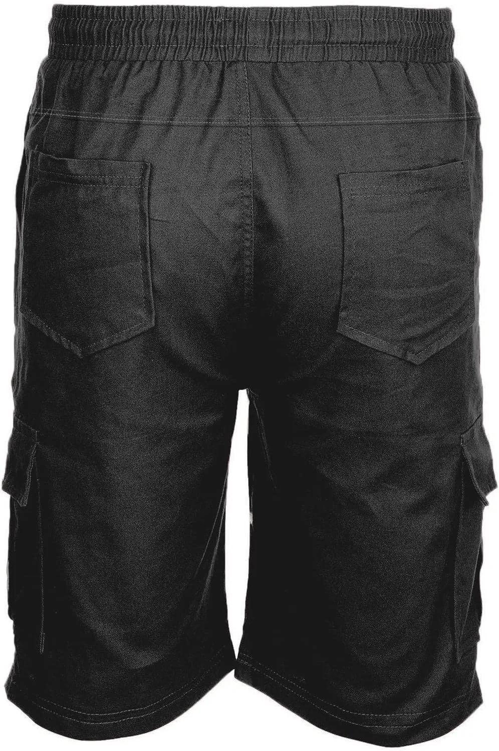 Men Cargo Shorts Below Knee Casual Elastic Cargo Workout Shorts Relaxed Below Knee Cargo Shorts with Pockets