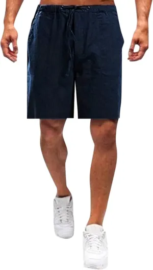 Mens Athletic Shorts Fitness Pockets Bodybuilding Cotton Mens Shorts Men's pants Mens Shorts Exercise Shorts for