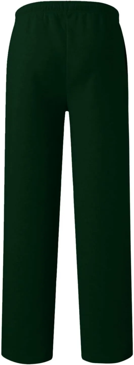 Men's Baggy Fleece Sweatpants Casual Drawstring Tapered Joggers Athletic Sweat Pants Workout Running with Pockets