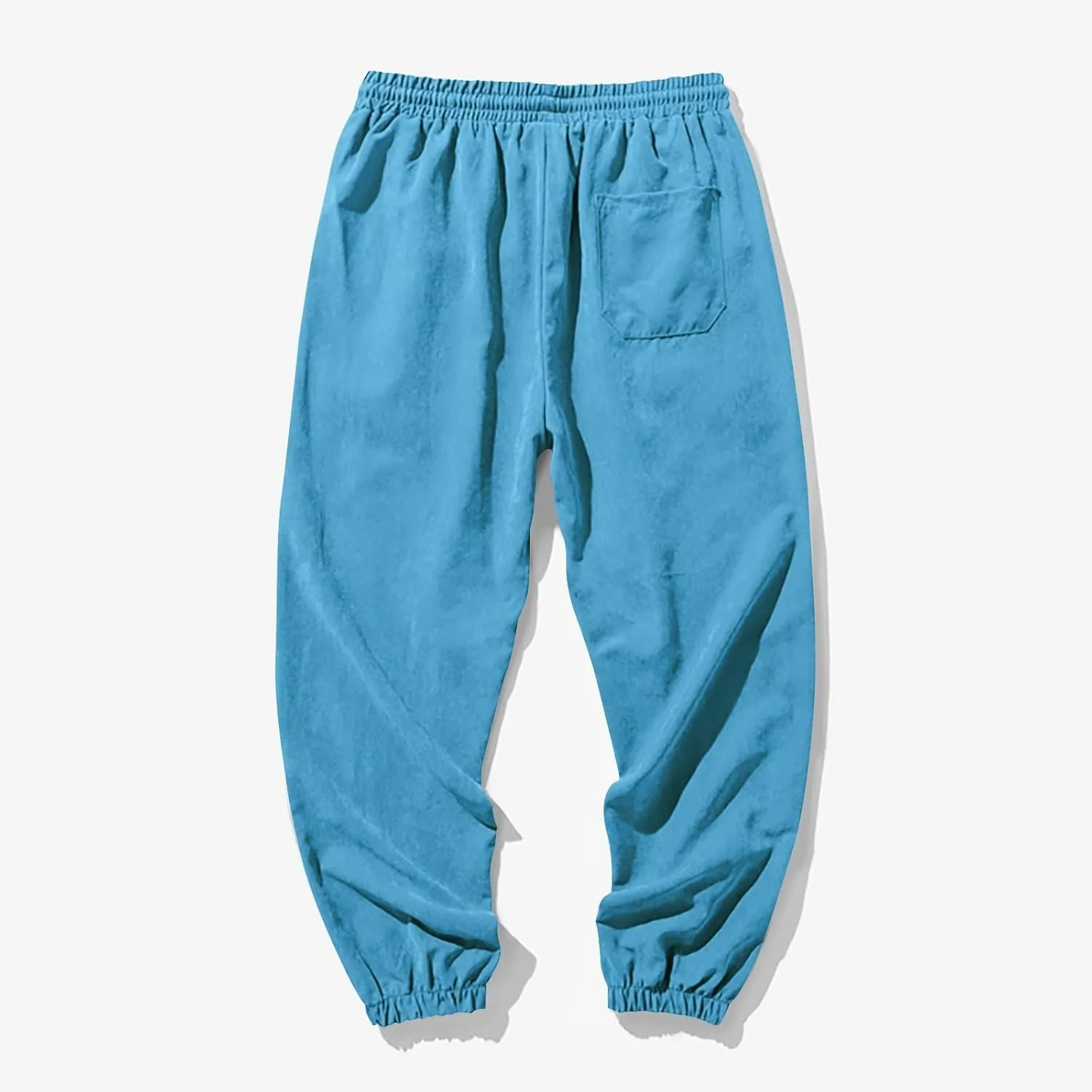 Mens Baggy Sweatpants Casual Relaxed Fit Baggy Pants Elastic Waist Drawstring Big and Tall Joggers Cargo Hiking Pants