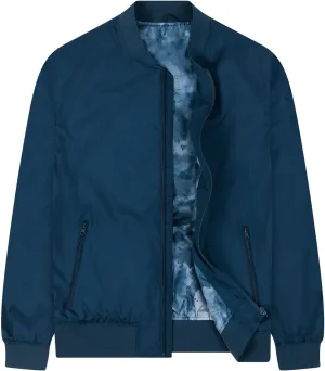 Men's Bomber Jacket Casual Solid Full Zip Long Sleeve Outwear Loose Fit Outdoor Exercise Fall Jackets