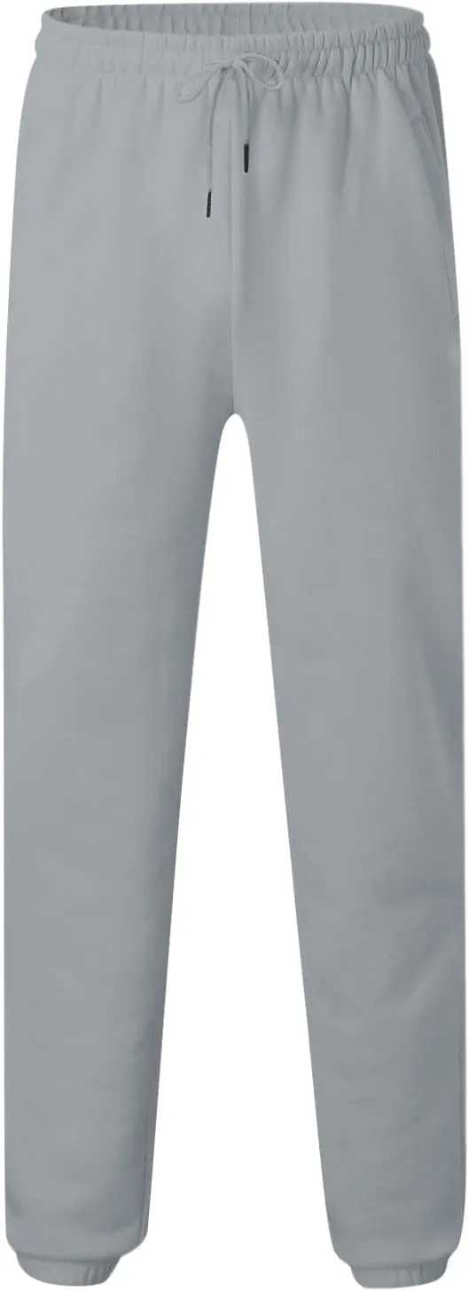 Mens Cargo Pants Casual Drawstring Hiking Pants Joggers Athletic Workout Pants Loose Straight Sweatpants with Pockets