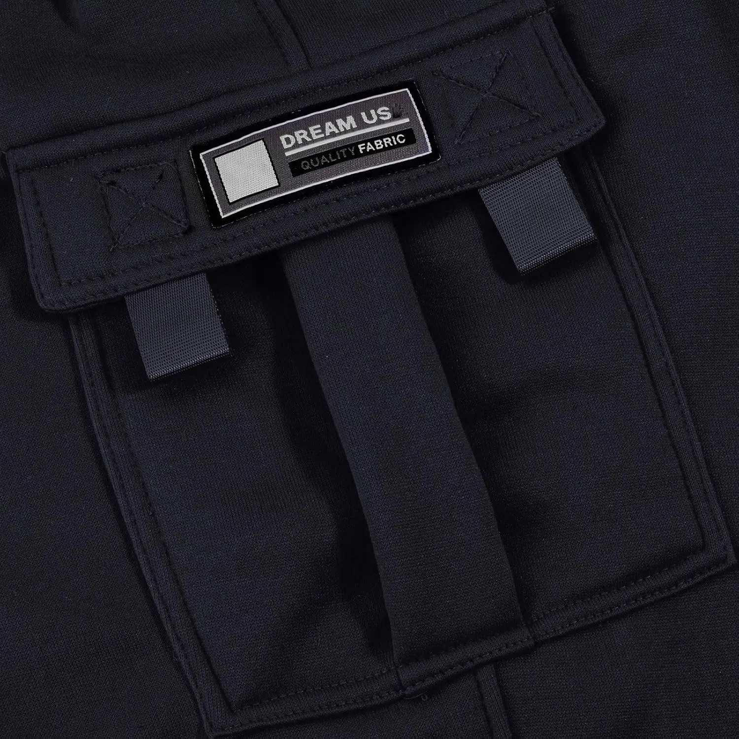 Mens Cargo Sweatpants Casual Baggy Drawstring Waist Open Bottom Sweatpants Lightweight Cargo Pants with Multi Pants