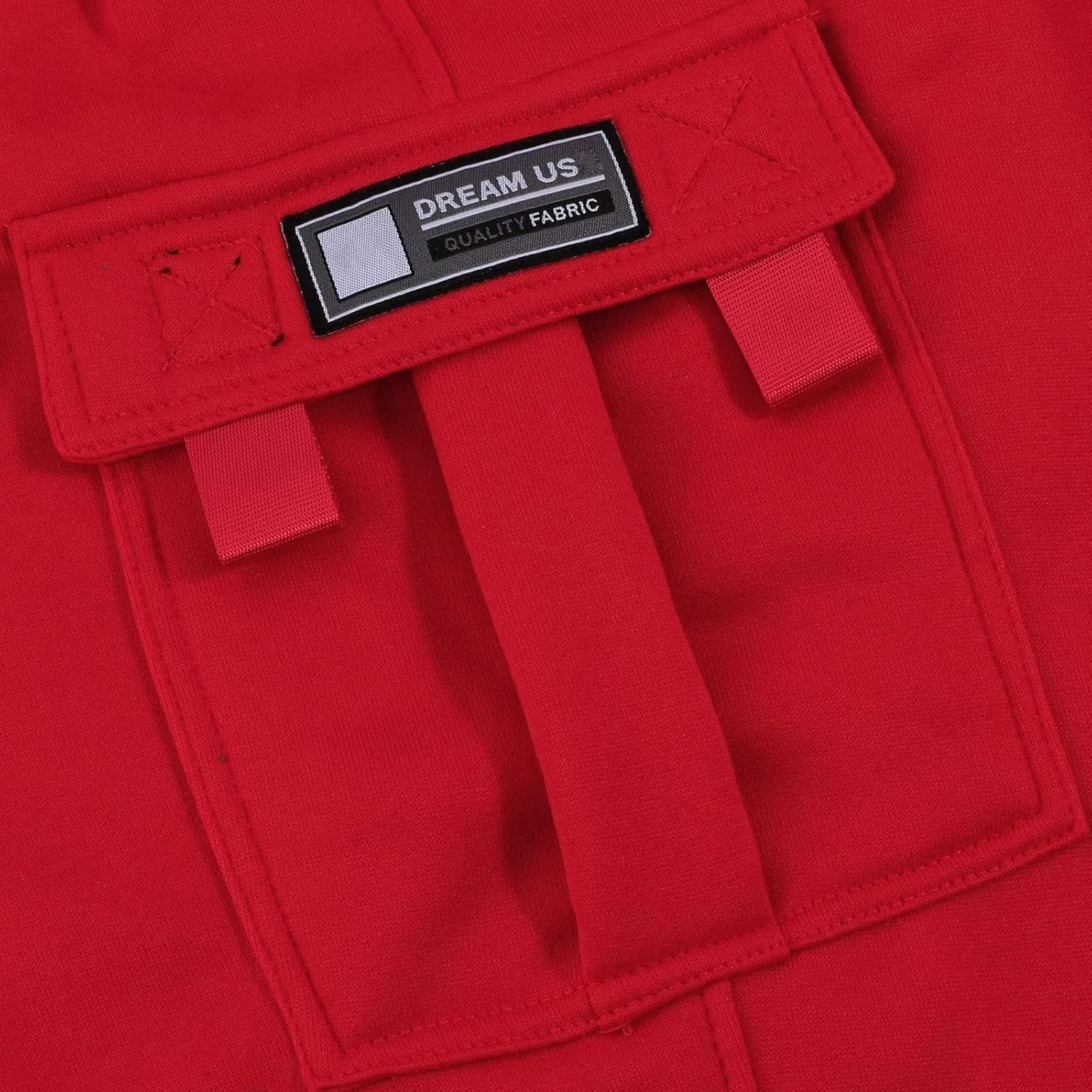 Mens Cargo Sweatpants Casual Baggy Drawstring Waist Open Bottom Sweatpants Lightweight Cargo Pants with Multi Pants