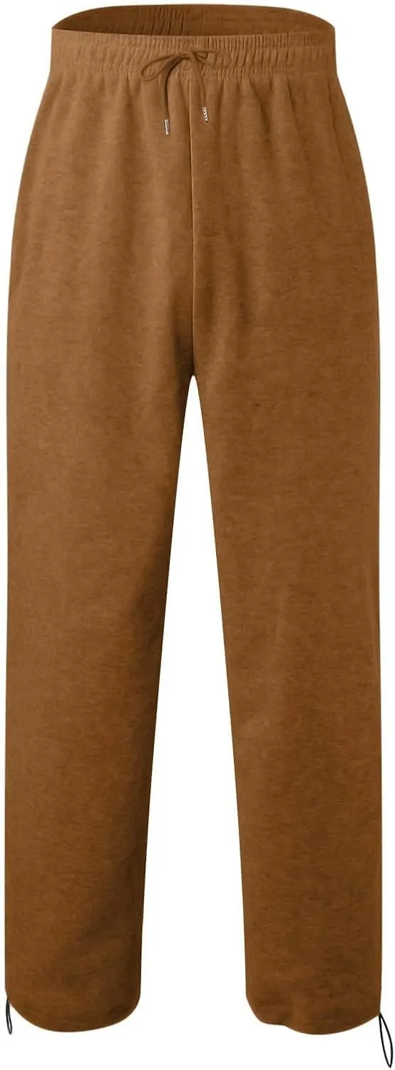 Men's Cargo Sweatpants Joggers Casual Pants with Pockets for Hiking Athletic Workout Trousers Y2k Baggy Track Pants