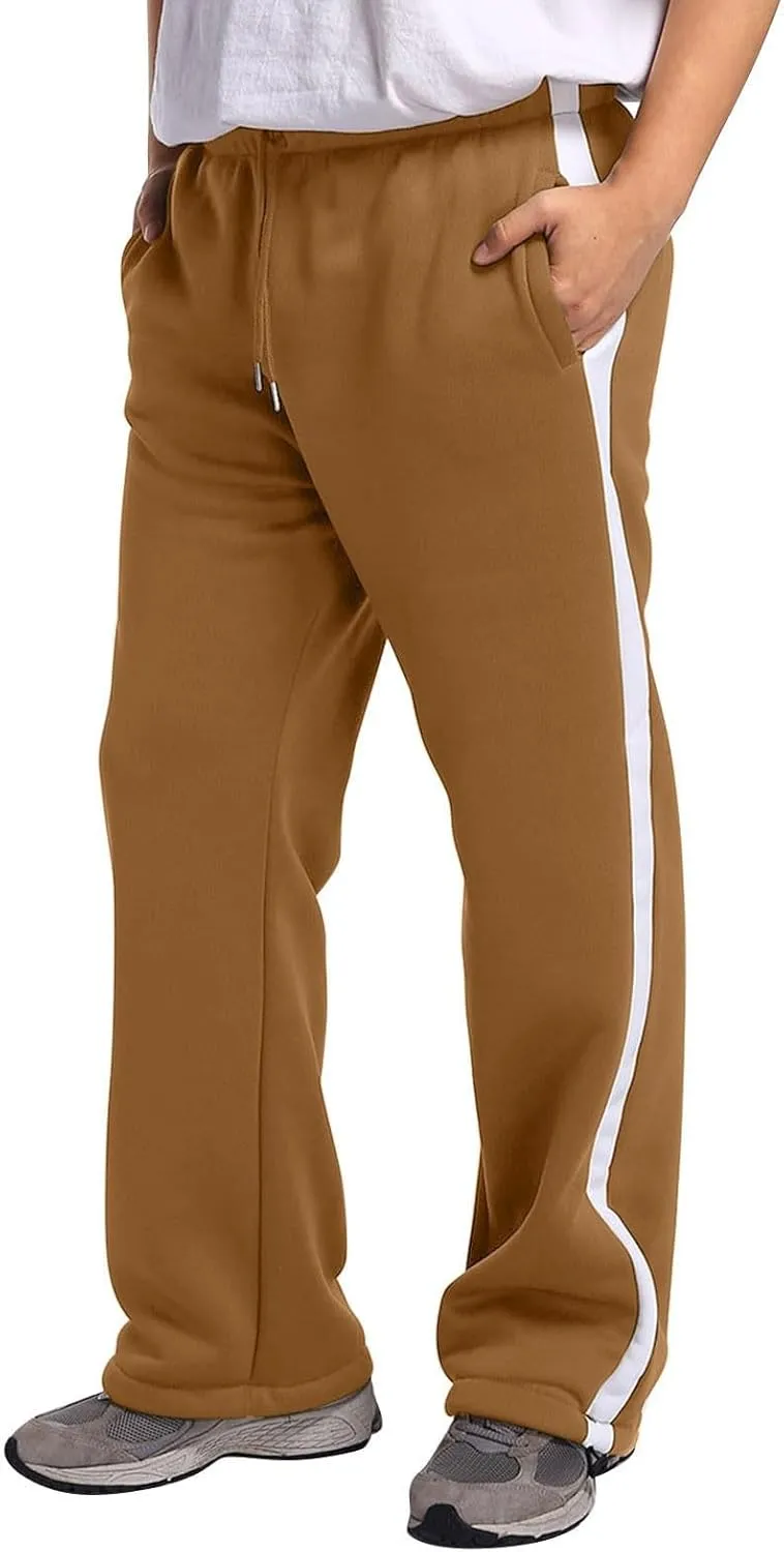 Men's Cargo Sweatpants Joggers Casual Pants with Pockets for Hiking Athletic Workout Trousers Y2k Baggy Track Pants
