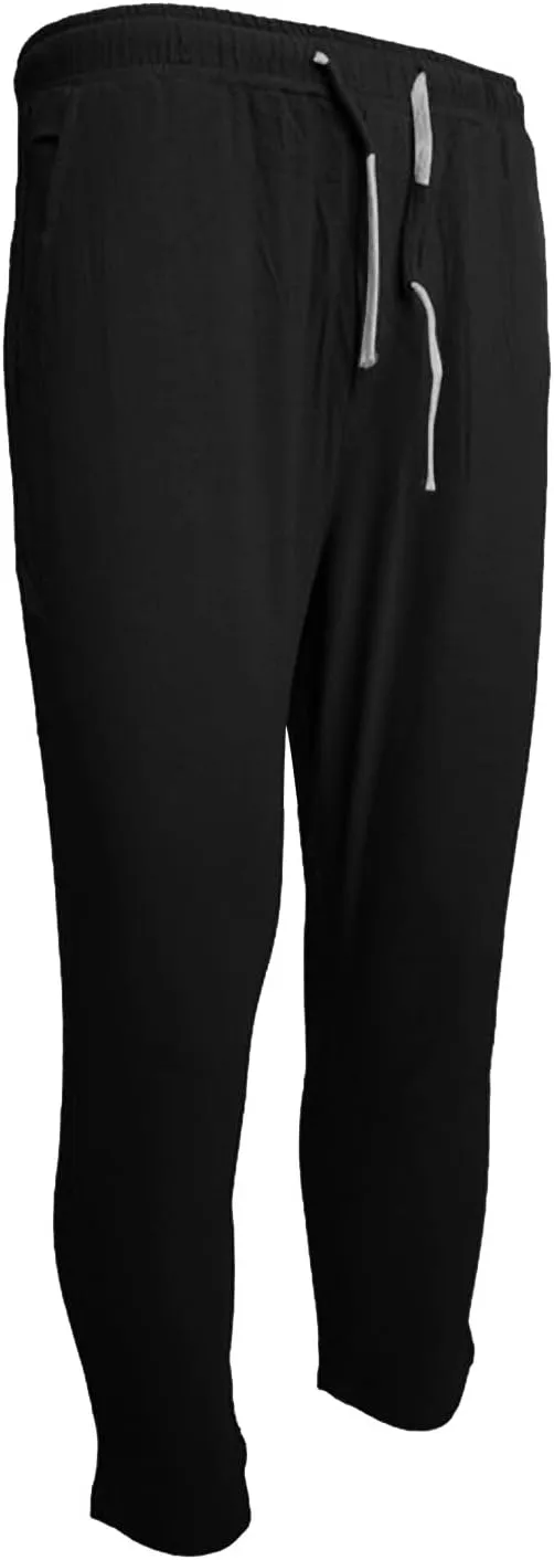 Men's Casual Chino Joggers Pants Twill Elastic Drawstring Waist Tapered Pants with Pockets Sweatpants Trousers