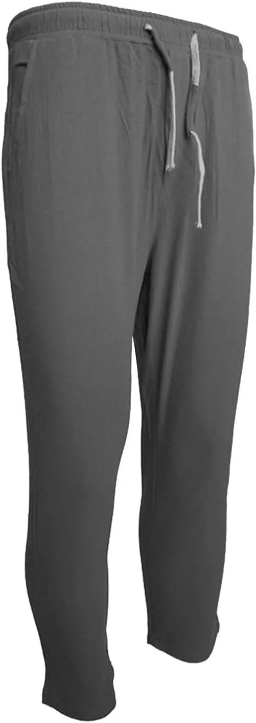 Men's Casual Chino Joggers Pants Twill Elastic Drawstring Waist Tapered Pants with Pockets Sweatpants Trousers
