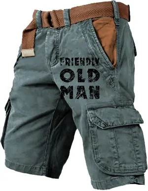 Mens Denim Shorts Men's Cargo Shorts Casual Hiking Shorts Cotton Multiple Pockets Workout Shorts Tactical Pants