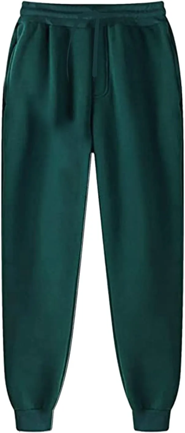 Mens Fashion Joggers Sweatpants Leg Spliced Solid Color Running Workout Trousers Running Straight Leg Pants Fall