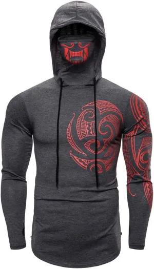 Men's Flag Sweatshirt - Cool Fleece Hoodie for Men