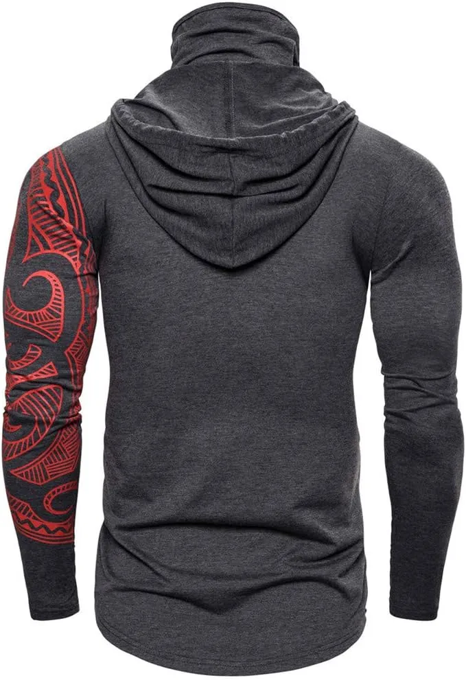 Men's Flag Sweatshirt - Cool Fleece Hoodie for Men