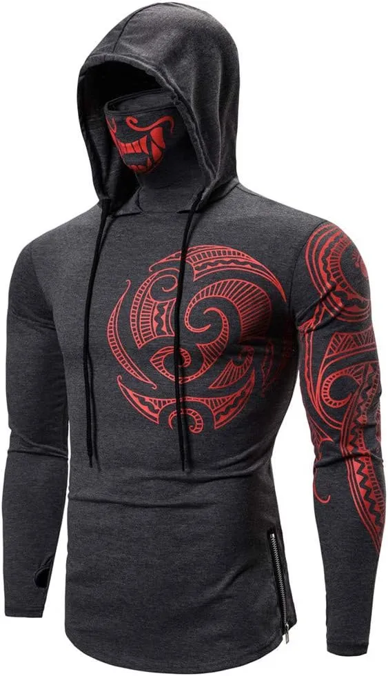 Men's Flag Sweatshirt - Cool Fleece Hoodie for Men