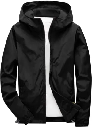 Mens Flannel Shirt Fashion Casual Solid Color Hooded Thick Zipper Pocket Thick Coat Thick Jacket Work Shirts Mens