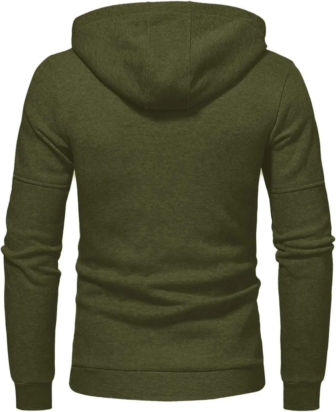 Men's Full Zip Heavyweight Hoodie Men's Spring And Autumn Long Sleeve Half Zip Sportswear Men's Pullover Club Hoodie