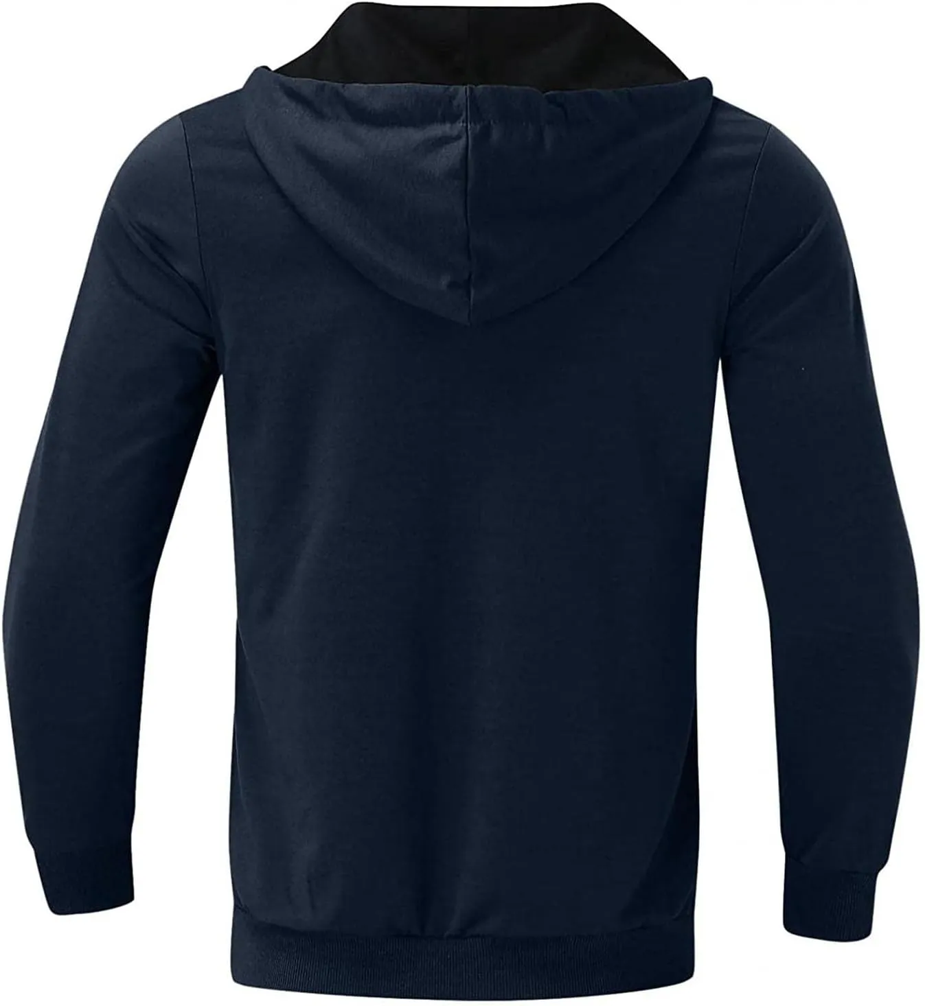 Men's Full Zip Hoodies Casual Camouflage Sports Sweatshirt Long Sleeve Zipper Hooded Jacket Coat