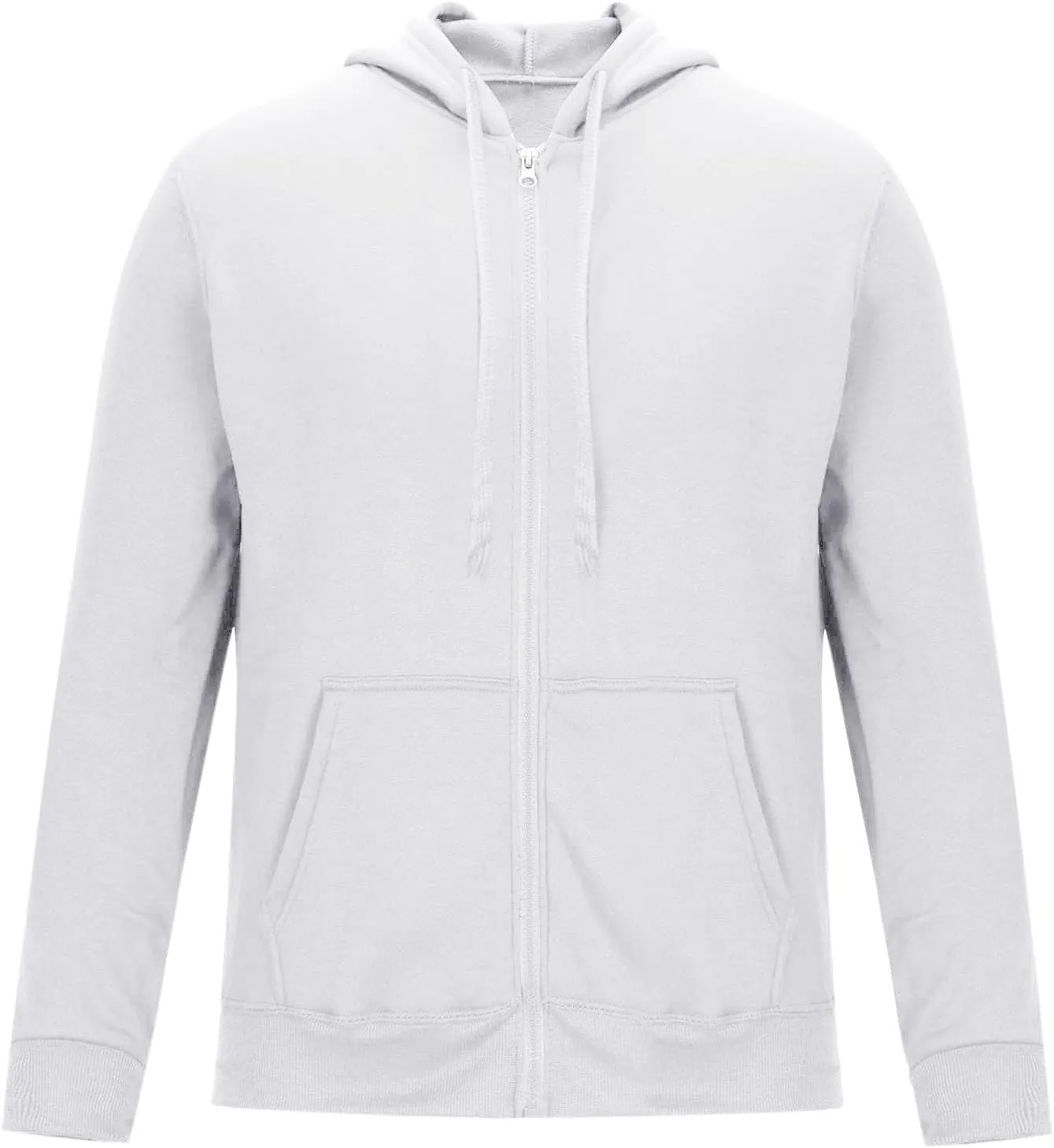 Mens Hoodies,Black Hoodie Full Zip Sweatshirts Jacket Teen Boys Fleece Coat Fall Casual Long Sleeve Zip Up Pullover