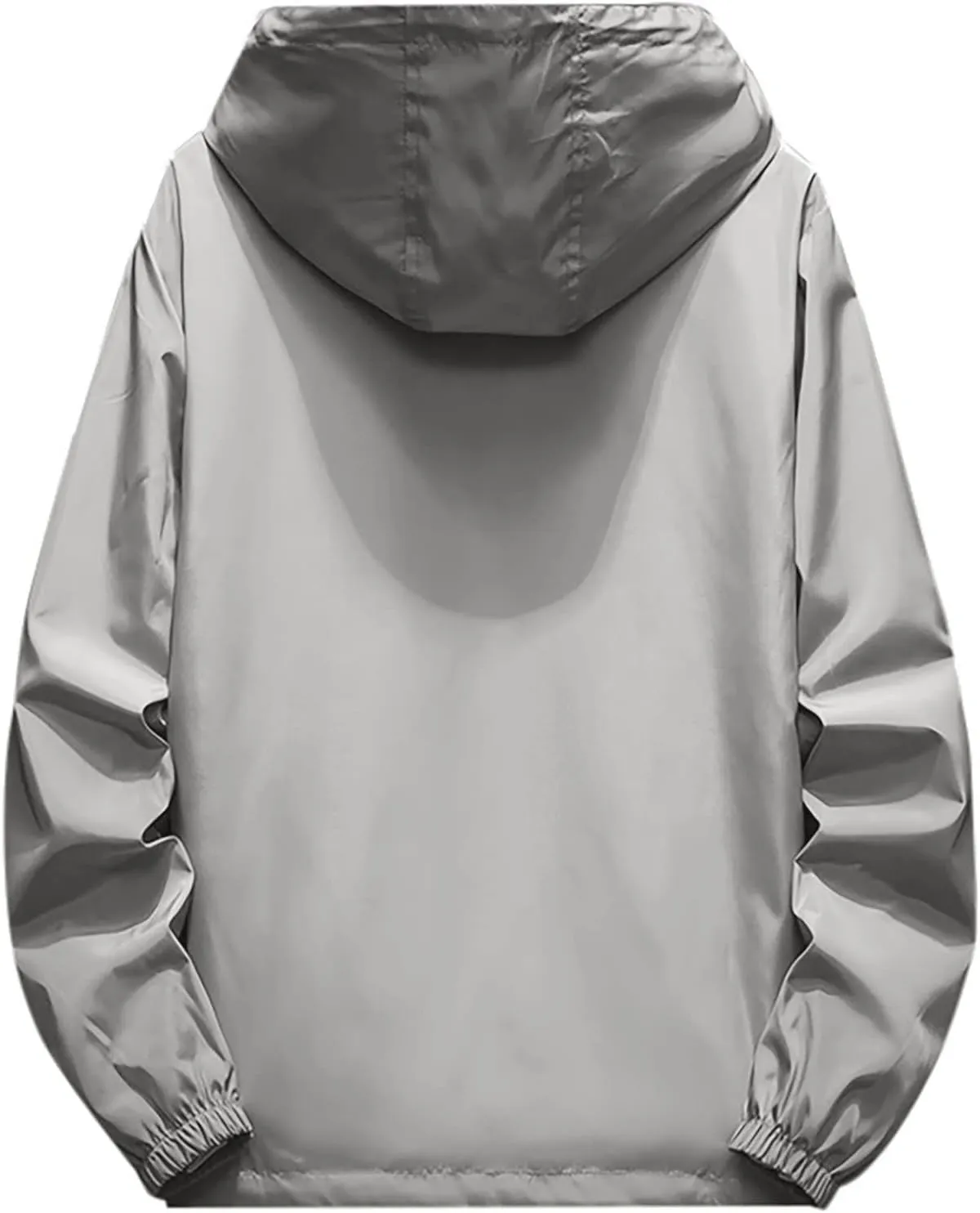 Men's Jacket Winter Rain Plus Size Jacket Windbreaker Lightweight Shell Raincoat With Hood For Golf Hiking Travel, M-7XL