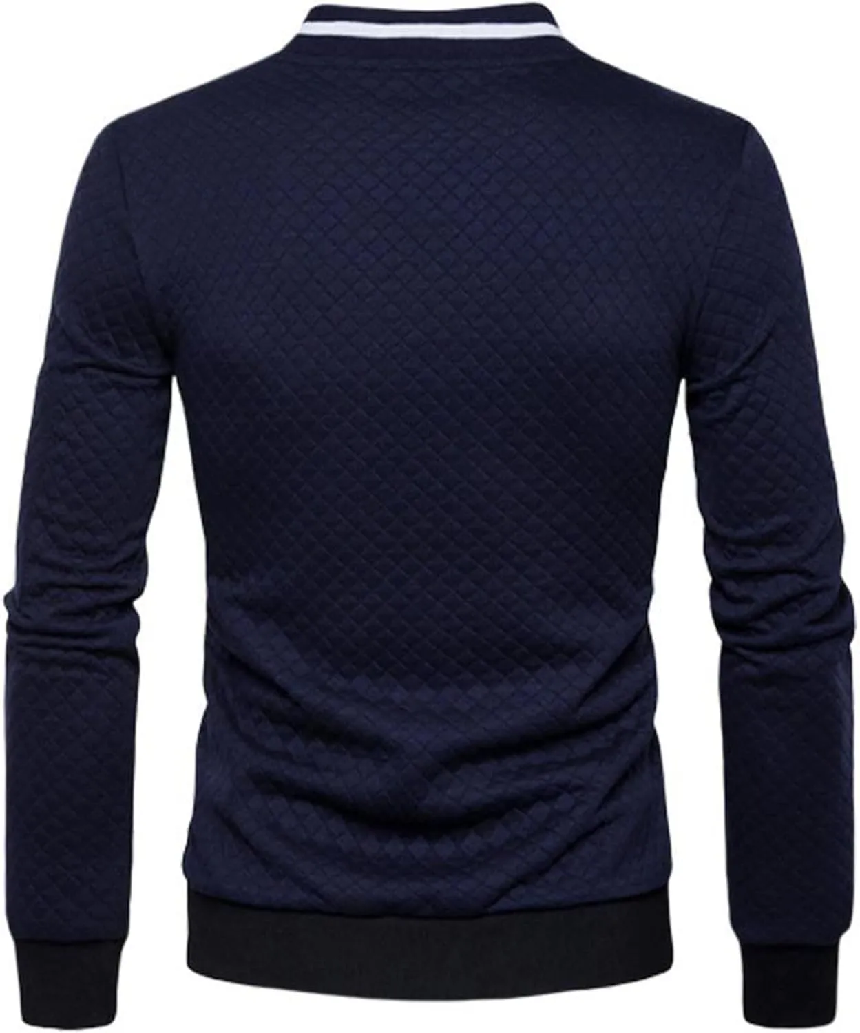 Mens Jacquard Bomber Jacket Casual Slim Fit Full Zip Windbreaker Long Sleeves Loose Fit Lightweight Bomber Jacket