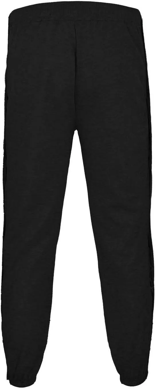 Mens Jogger Pants Tear-Away Athletic Pants Side High Split Snap Button Striped Sweatpants Casual Workout Trousers