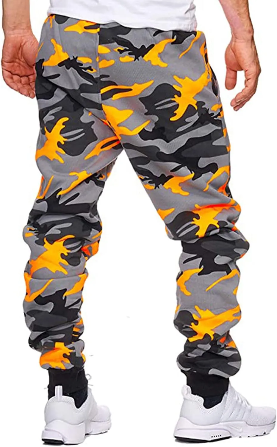 Men's Joggers Sweatpants Basic Fleece Jogger Pant Elastic Waist Casual Workout Lounge Sweat Pants with Pockets