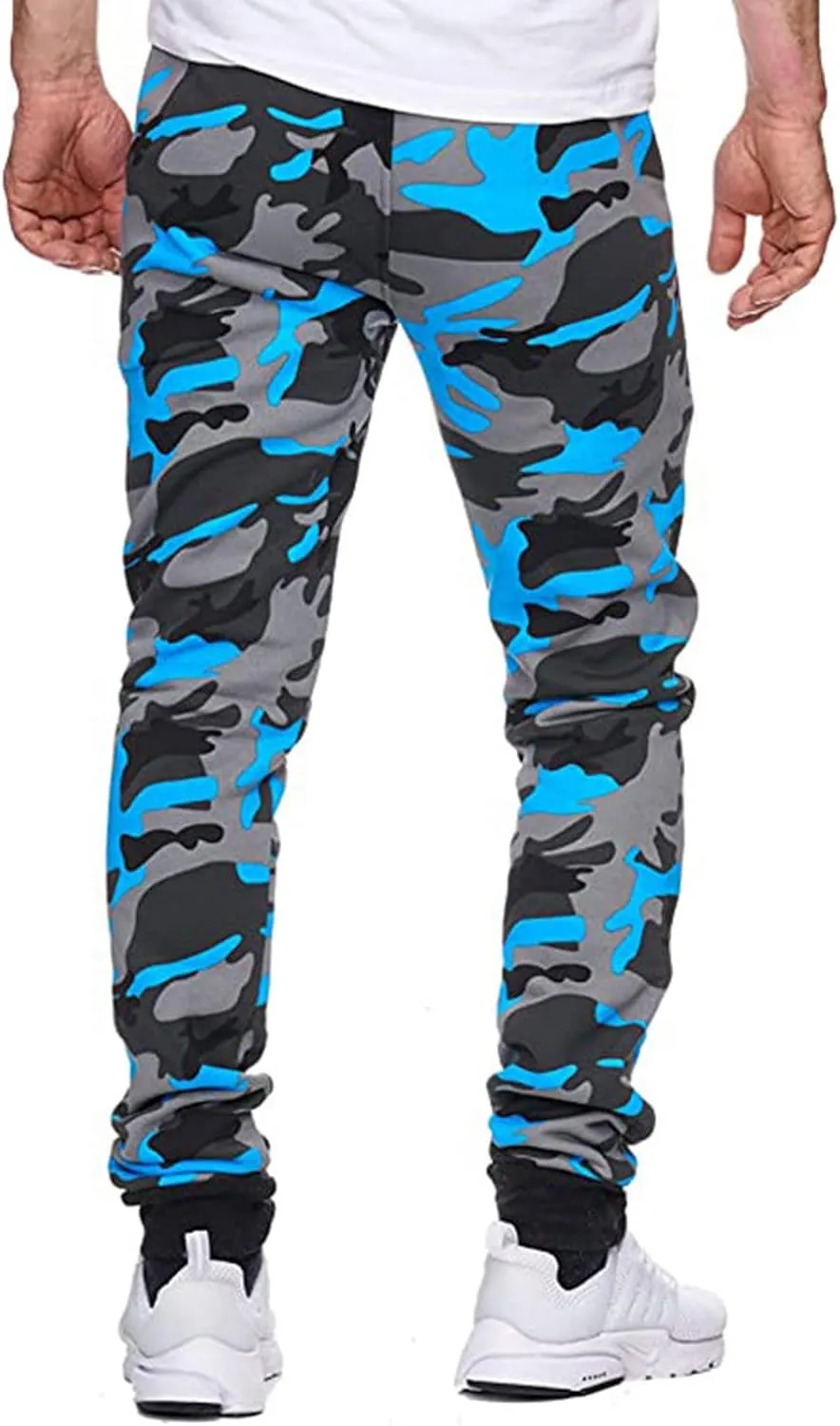Men's Joggers Sweatpants Basic Fleece Jogger Pant Elastic Waist Casual Workout Lounge Sweat Pants with Pockets