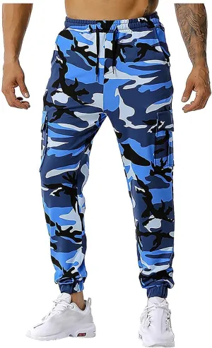 Men's Joggers Sweatpants Basic Fleece Jogger Pant Elastic Waist Casual Workout Lounge Sweat Pants with Pockets