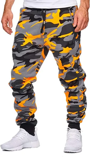 Men's Joggers Sweatpants Basic Fleece Jogger Pant Elastic Waist Casual Workout Lounge Sweat Pants with Pockets
