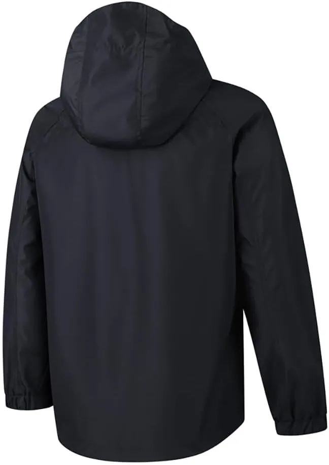 Mens Lightweight Bomber Jacket Waterproof Raincoat for Cycling Running, Zip Up Windproof Outdoor Coat with Pocket