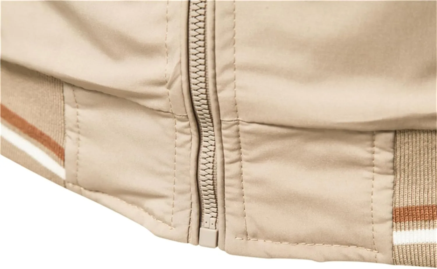 Mens Lightweight Bomber Jacket Zip Up Windbreaker with Pockets for Outdoor Activities