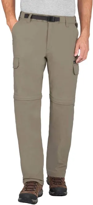 Mens Lightweight Convertible Stretch Cargo Pants & Shorts (Sand, XLx30)