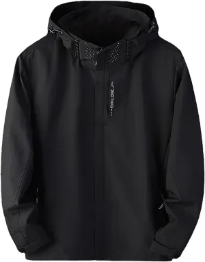 Mens Lightweight Jackets Casual Solid Color Hooded Thick Zipper Pocket Thick Coat Thick Jacket Womens Hoodies Mens