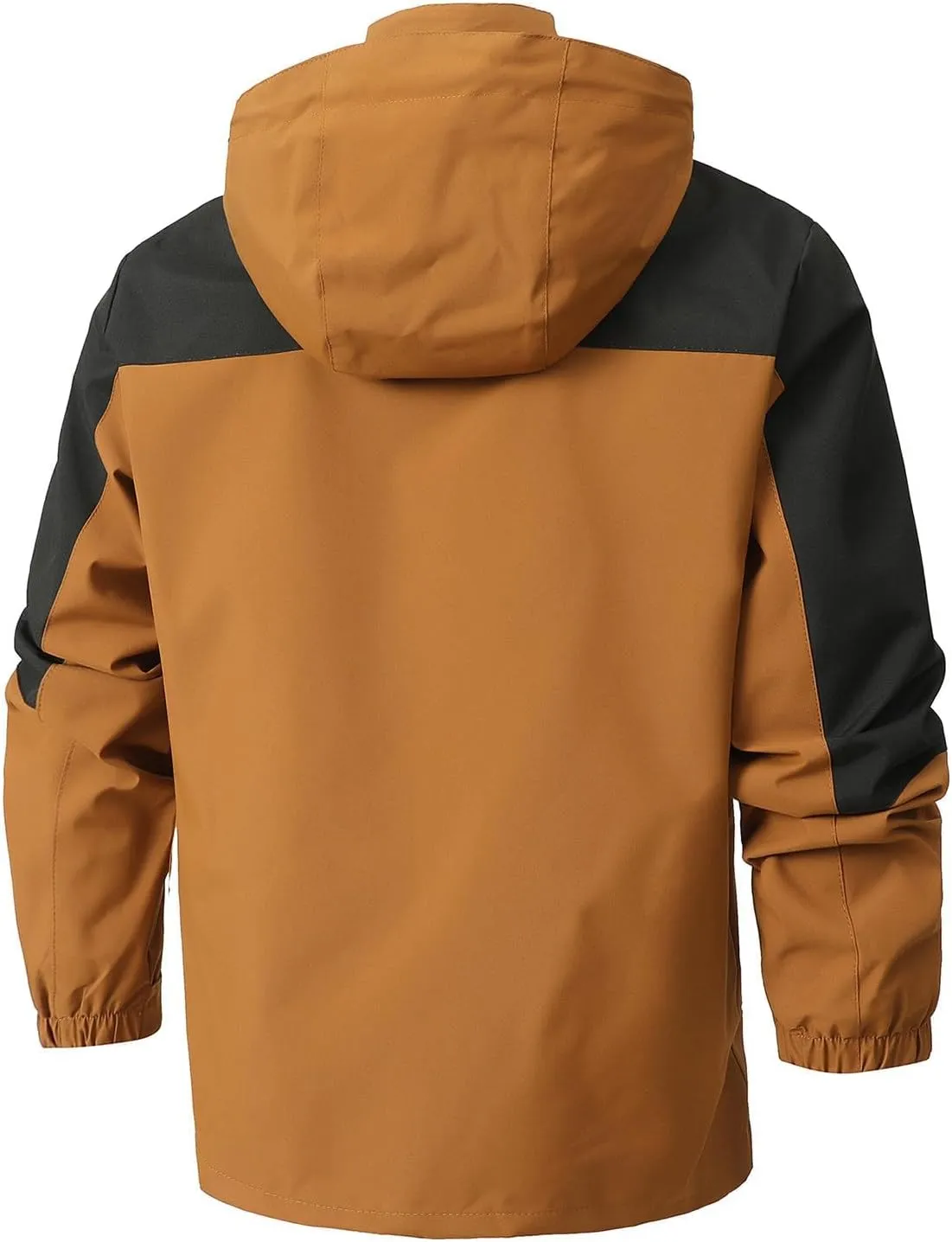 Men's Lightweight Windbreaker Hooded Windproof Water Resistant Rain Jacket Hiking Mountain Sport Jacket Coat Raincoat