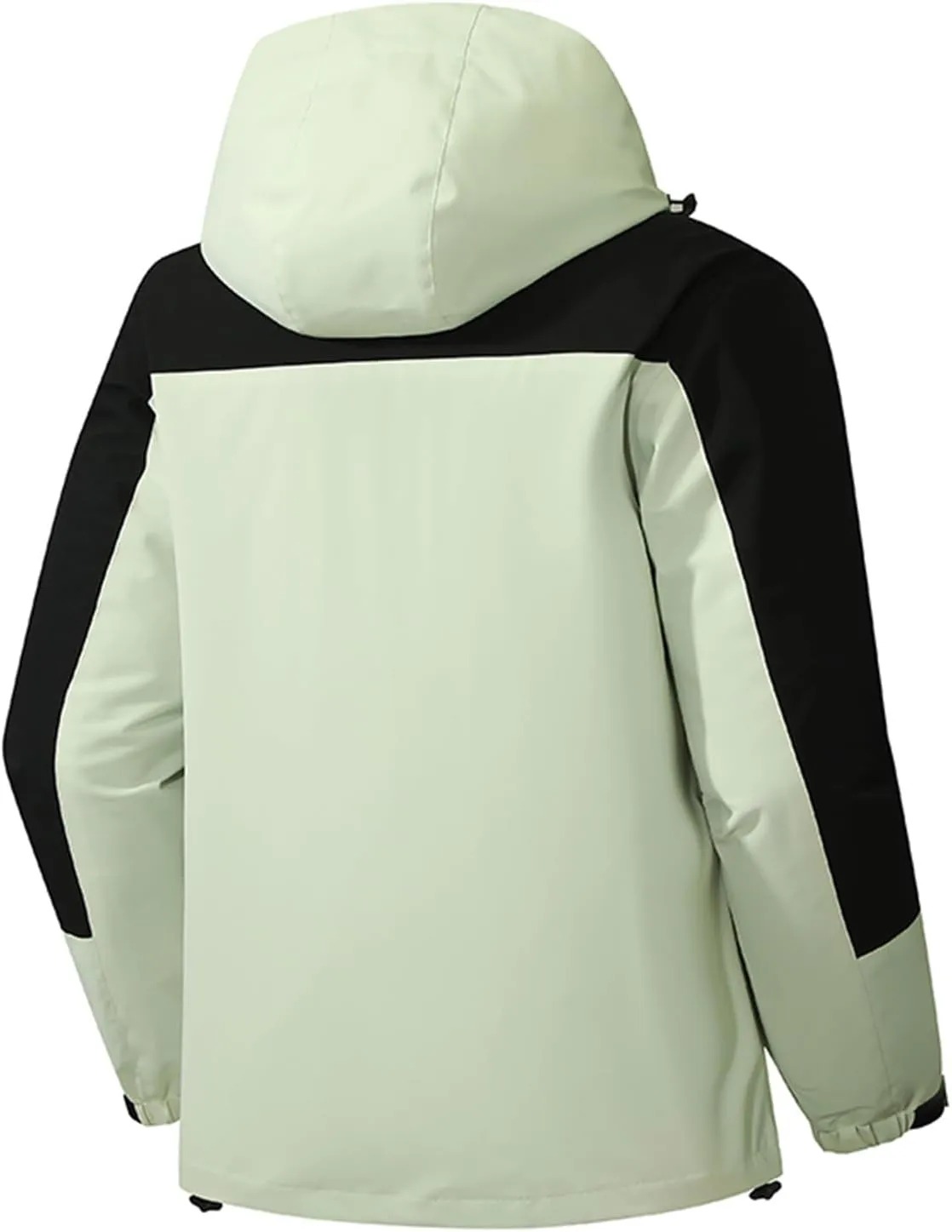 Mens Outdoor Rain Jacket Multi-Pockets Waterproof Sports Hooded Raincoat Windbreker Hiking Camping Fishing Jackets