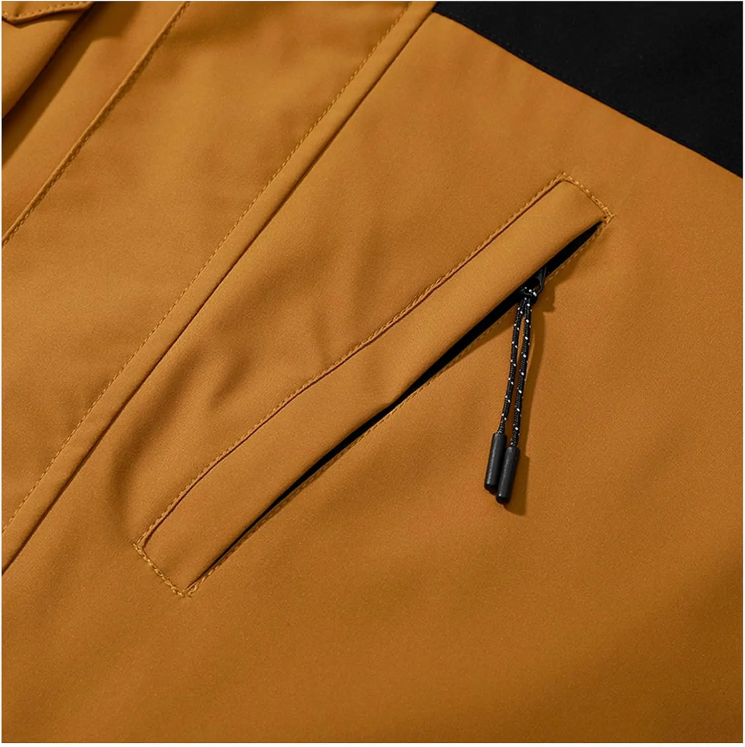 Mens Outdoor Rain Jacket Multi-Pockets Waterproof Sports Hooded Raincoat Windbreker Hiking Camping Fishing Jackets