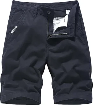 Men's Plus Size Cargo Shorts Stylish Leisure Multi-Pockets Relaxed Fit Shorts Summer Beach Sports Work Shorts Pants