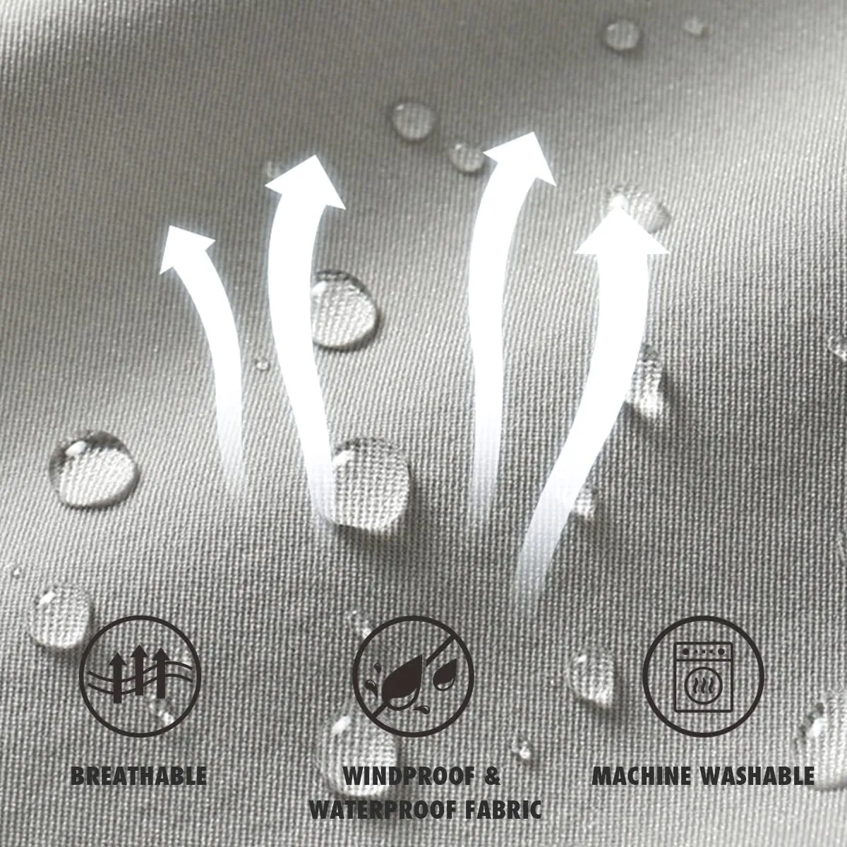 Mens Rain Jacket Lightweight Windbreaker Waterproof Raincoat Hooded Casual Coats for Hiking Travel Outdoor Packable