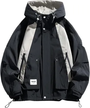 Men's Rain Jackets Windbreaker Plus Size Fall Winter Jacket Lightweight Waterproof Outdoor Fishing Hiking Raincoats