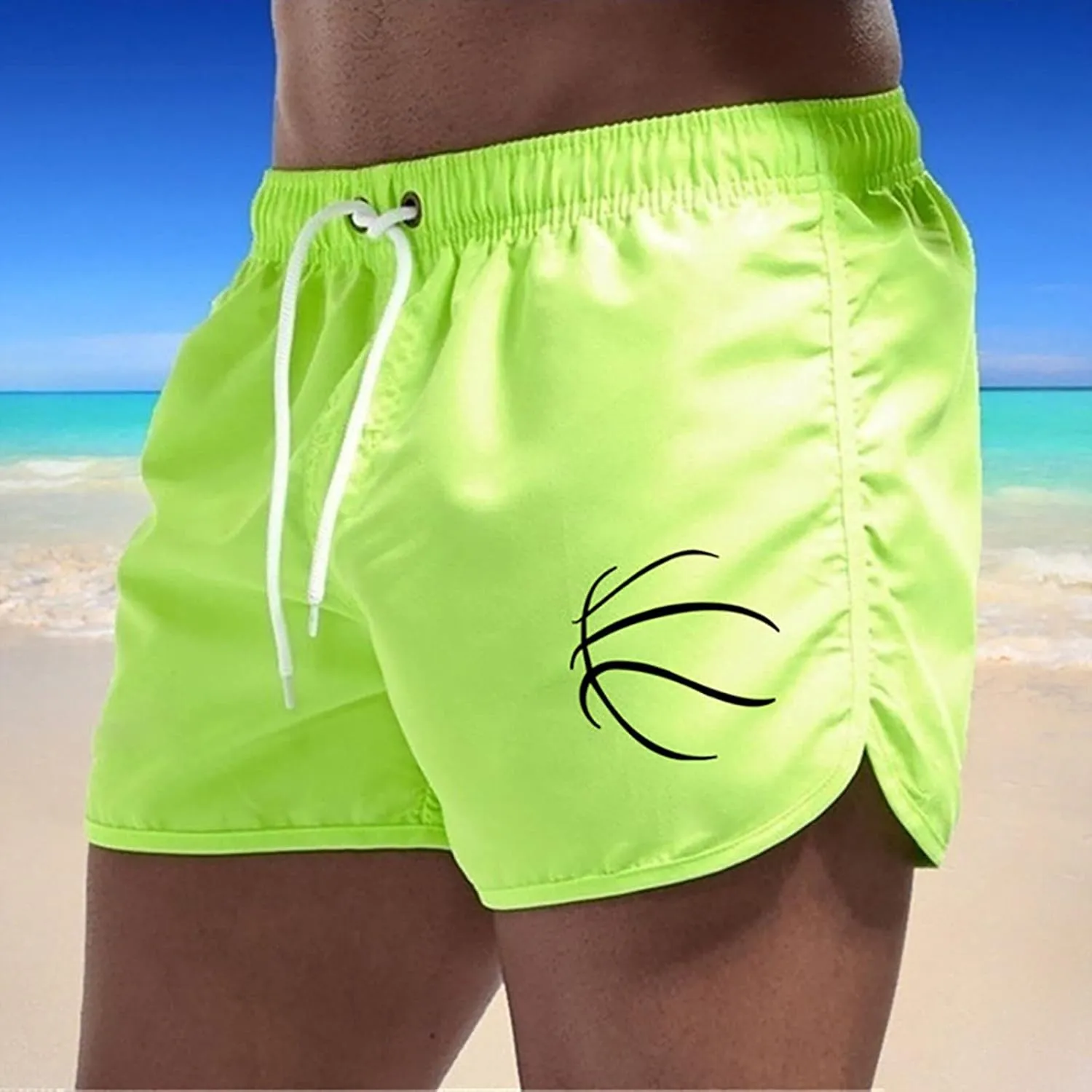 Mens Shorts with Zipper Pockets, Men's Workout Shorts with Phone Pocket Casual Athletic Performance Gym Shorts Activewear