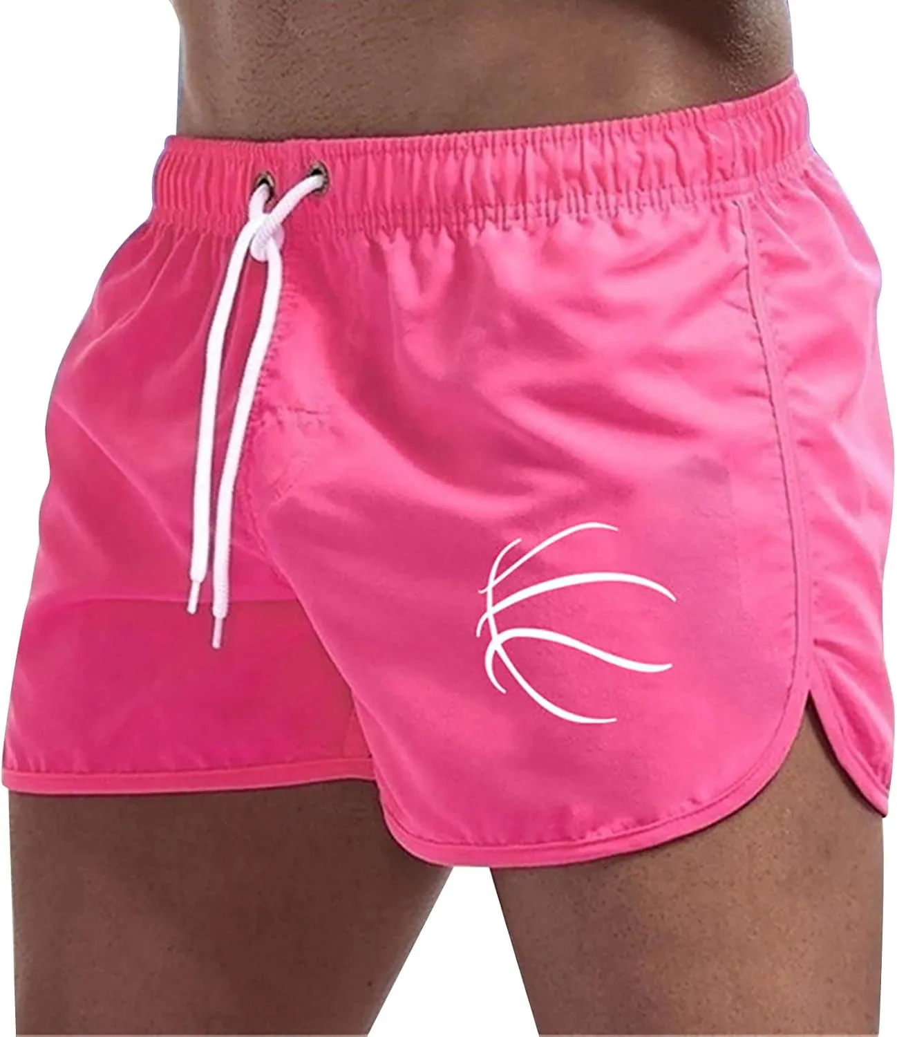 Mens Shorts with Zipper Pockets, Men's Workout Shorts with Phone Pocket Casual Athletic Performance Gym Shorts Activewear