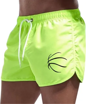 Mens Shorts with Zipper Pockets, Men's Workout Shorts with Phone Pocket Casual Athletic Performance Gym Shorts Activewear