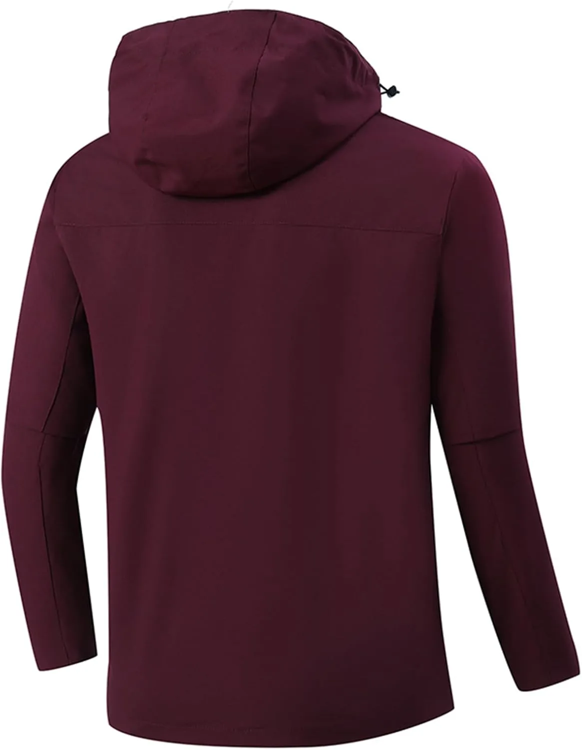 Men's Softshell Military Rain Jacket With Hood Waterproof Windbreaker Plus Size Outdoor Lightweight Raincoat Outwear