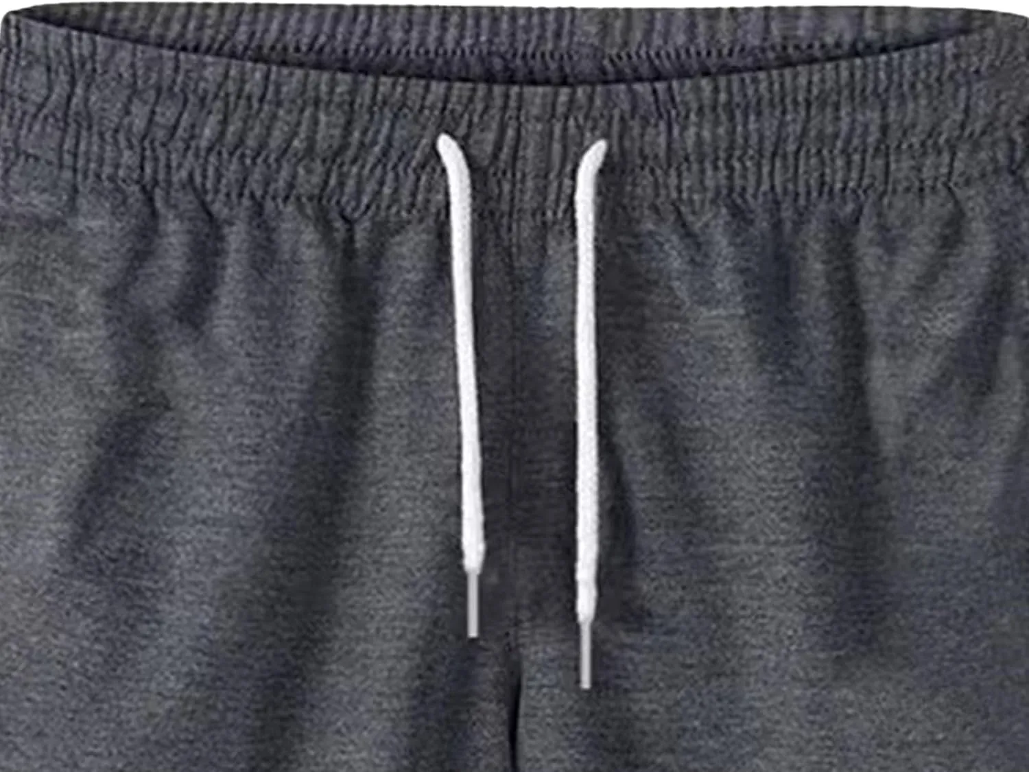 Mens Stretch Cotton Running Shorts Lounge Short Workout Athletic Shorts Loose Casual Beach Shorts with Drawstring