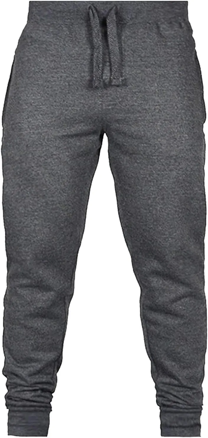 Mens Sweatpants Joggers Pants Man Sherpa Fleece Lined Sweatpants Thicken Active Jogging Workout Trousers Casual Cargo