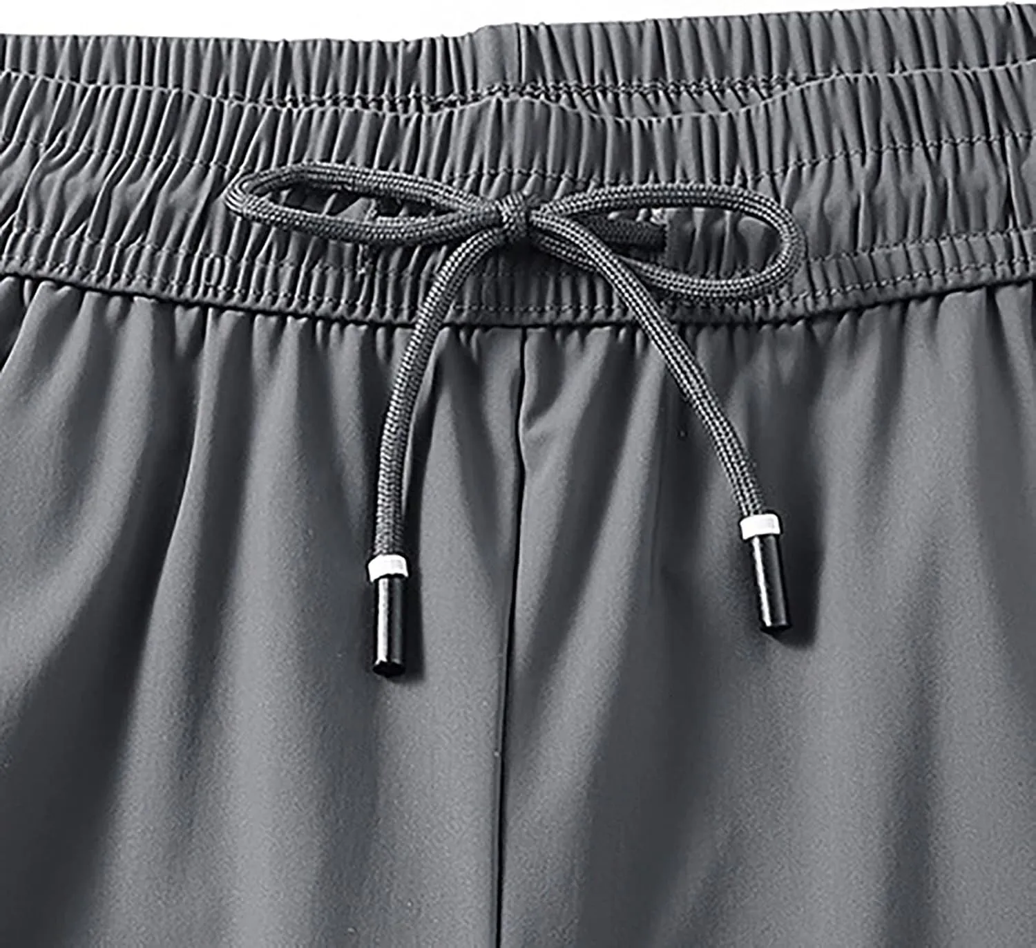 Mens Sweatpants Open Bottom Solid Plus Size Workout Pants Casual Baggy Drawstring Elastic Waist Trousers with Pockets
