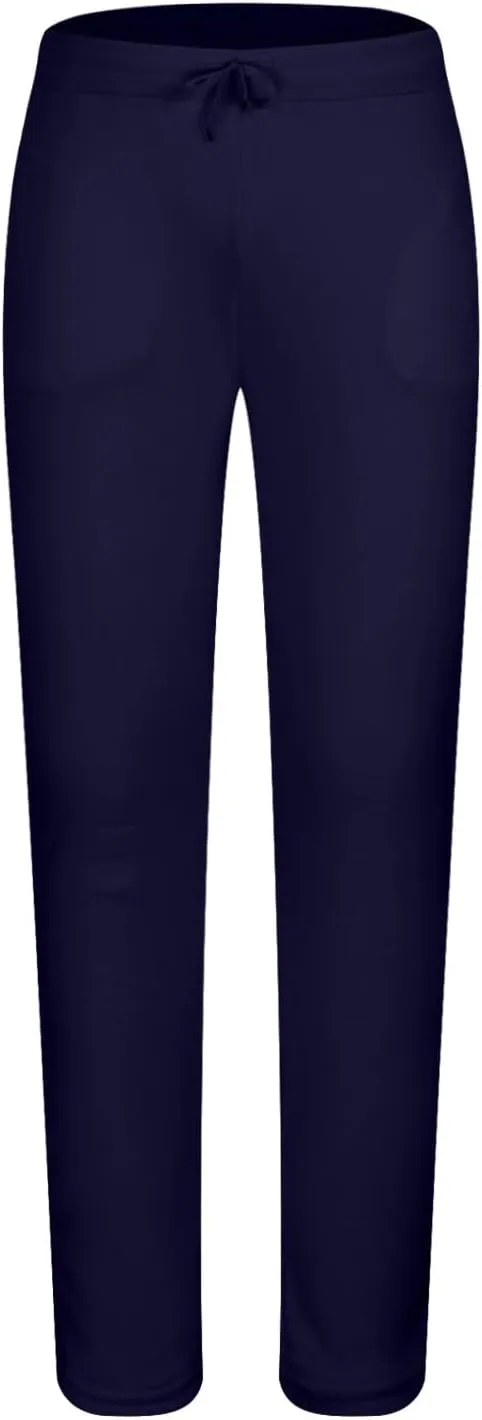 Mens Sweatpants Pack of 3 Fleece Lined Open Bottom Joggers Drawstring Elastic Waist Athletic Pants with Pockets