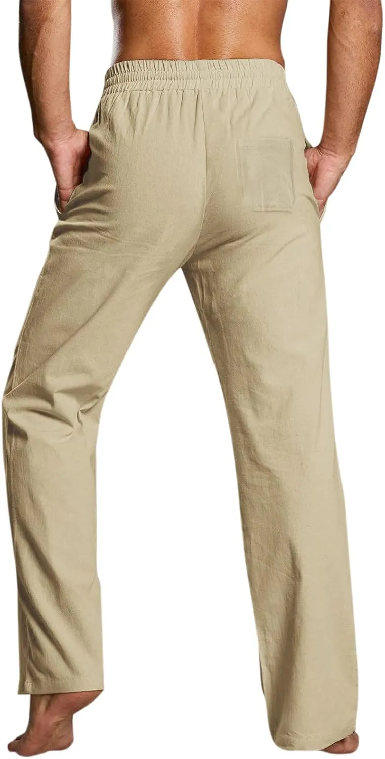 Mens Sweatpants with Pockets Big and Tall Athletic Jogger Mens Active Athletic Workout Jogger Sweatpants for Men with