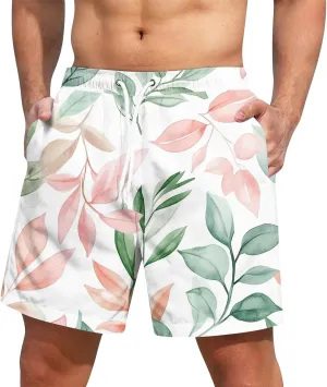 Men's Swim Trunks Quick Dry Beach Swim Shorts Stretch Board Shorts Swimwear with Pockets