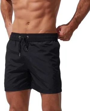 Mens Swim Trunks Quick Dry Hawaiian Board Shorts Stretch Swim Shorts Swimsuit with Pockets